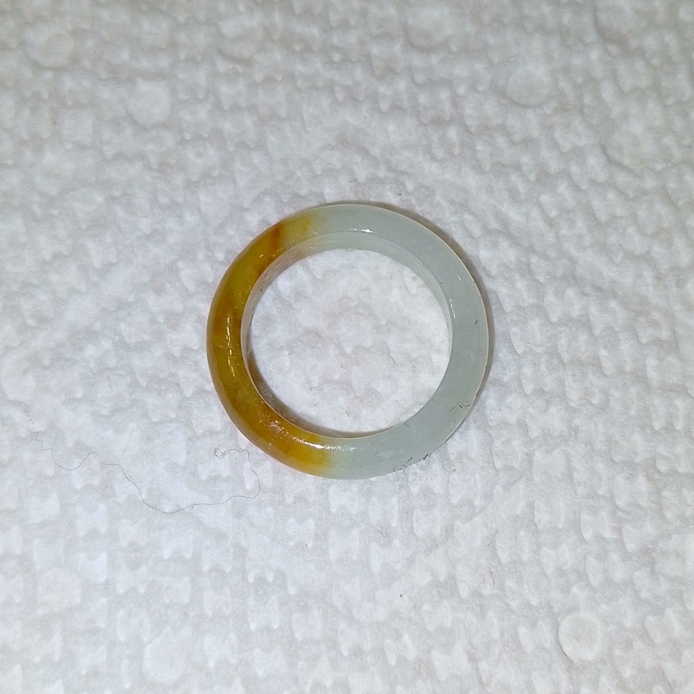 *2/$25* New Jade/Aventurine Gem Stone Ring 4 3/4 Men Women